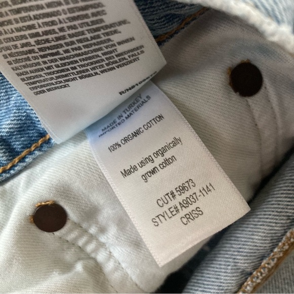 AGOLDE Criss Cross Straight in Dimension $218 Womens 27 Revolve - Picture 13 of 14